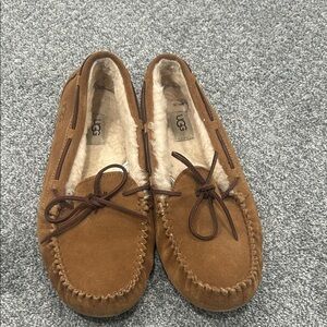 UGG Tan Suede Moccasin Shoes